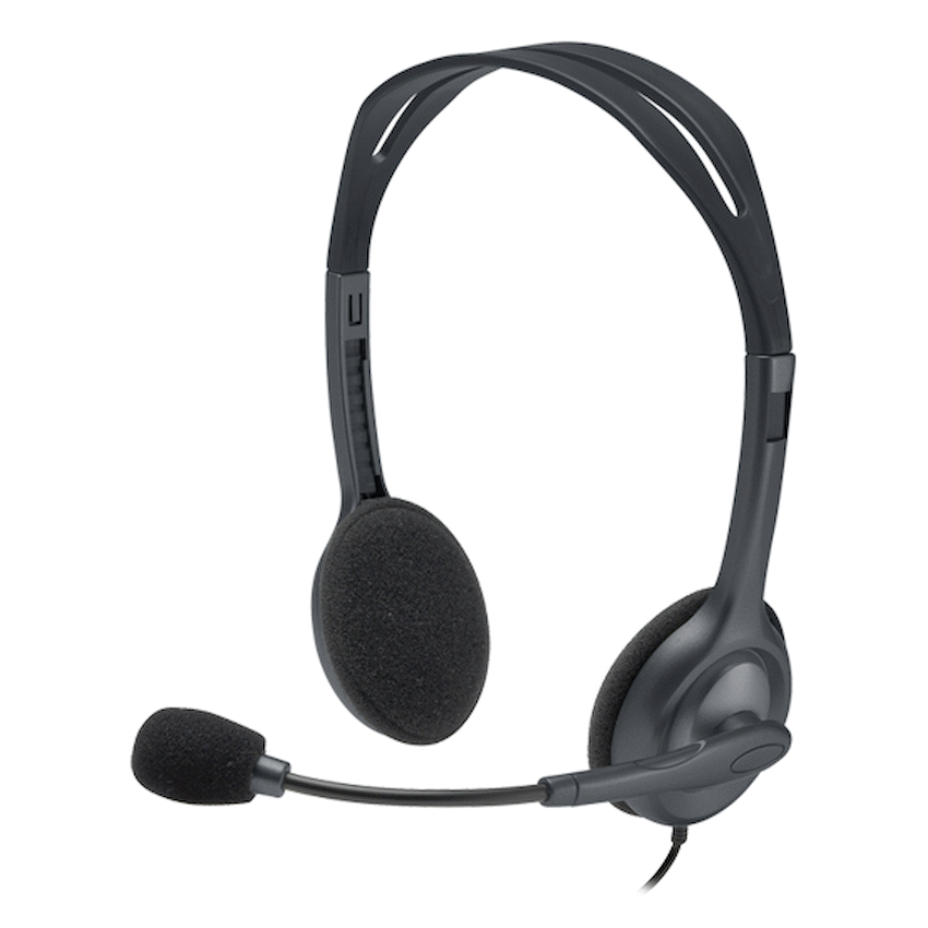 Logitech H111 Stereo headset with noise