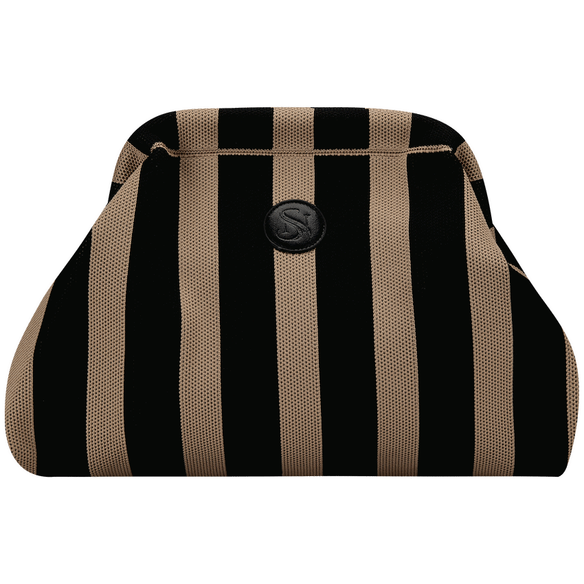 Supanova Zara Knit Clutch Bag - Black