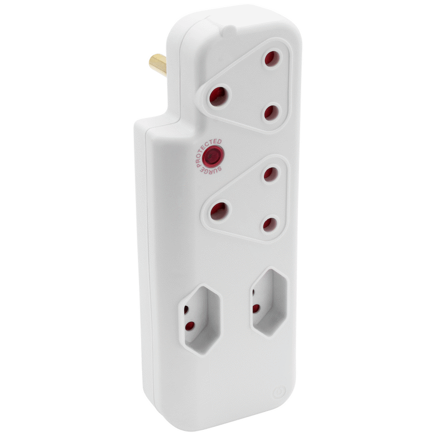 Switched 4-Way Medium Surge Adaptor