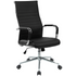 Everfurn Jupiter High Back Office Chair, Virgin Foam - Black