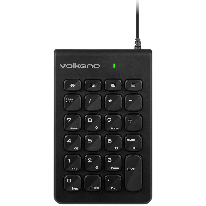 Volkano Numeric Series USB Numeric Keypad - Black