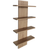 Everfurn Alex 4 Tier Wall Shelf