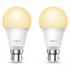 TP-Link Tapo L510B 8.7W Smart Wi-Fi Warm White Light Bulb, Dimmable, A60, B15
