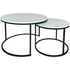 Everfurn Nile Nesting Coffee Table - Marble White