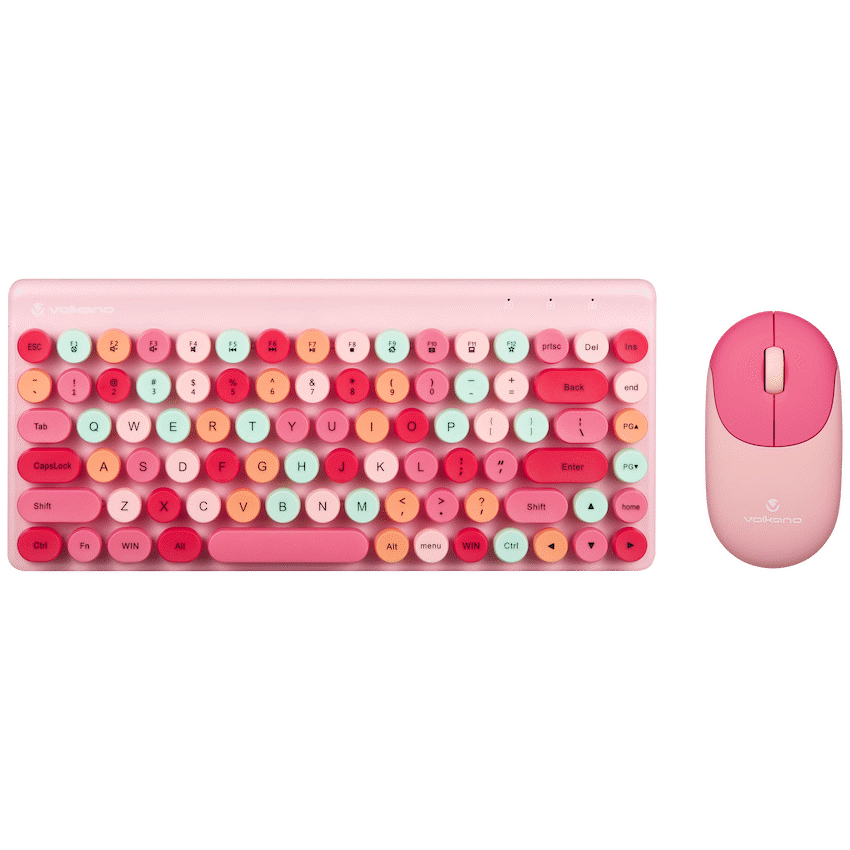 Volkano Paradigm Series Mouse and Keyboard combo - Pink