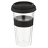 Snappy Thermal Glass Tumbler 400ml Black