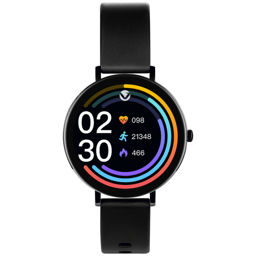 Volkano Aurora Series Ladies Smart Watch - Black