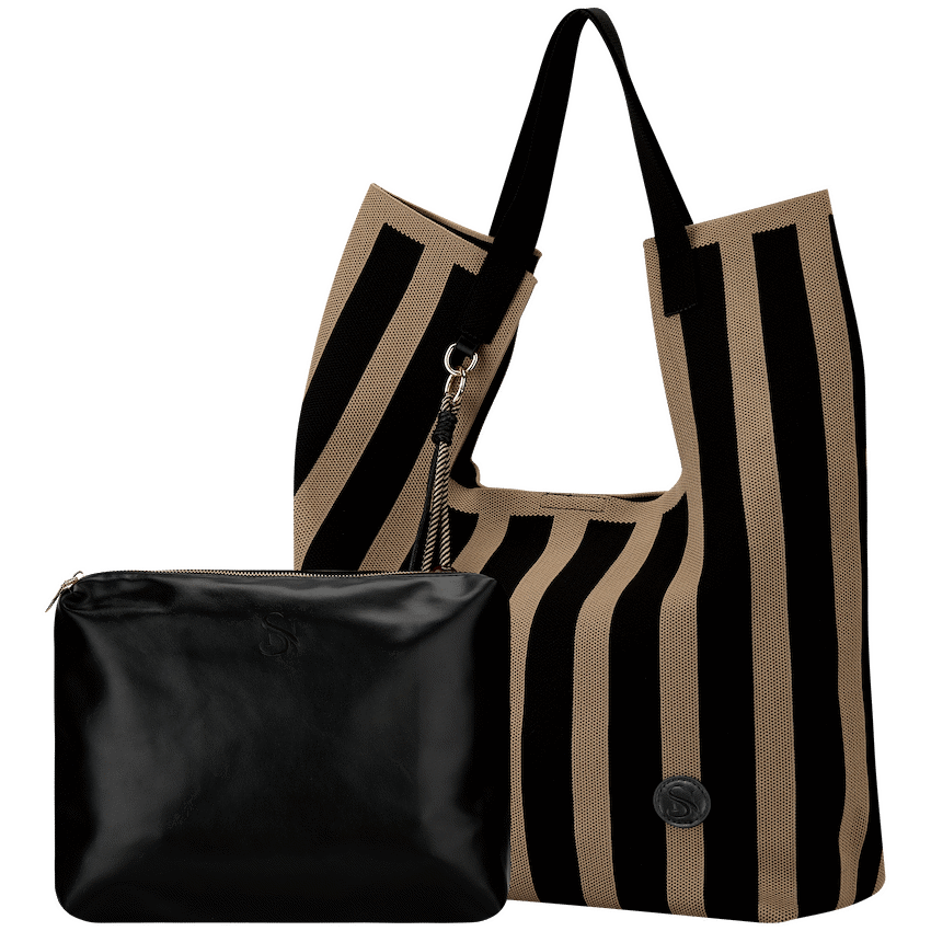 Supanova Zara Knit Tote Bag - Black