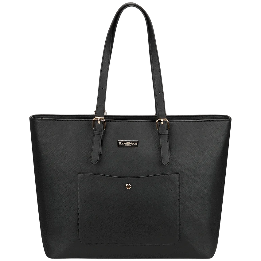 Supanova Supanova Madame 15.6" Laptop Tote Bag Black