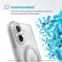 Speck Gemshell Grip MagSafe Case - Apple iPhone 16 - Clear & Chrome