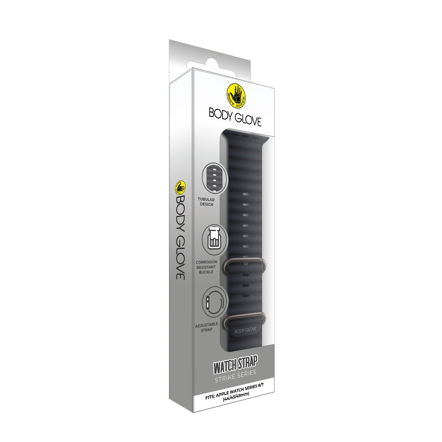 Body Glove Strike Watch Strap - Apple Series Apple Watch Series 8/7 (45mm), Ultra (49mm), SE/6/5/4 (44mm)