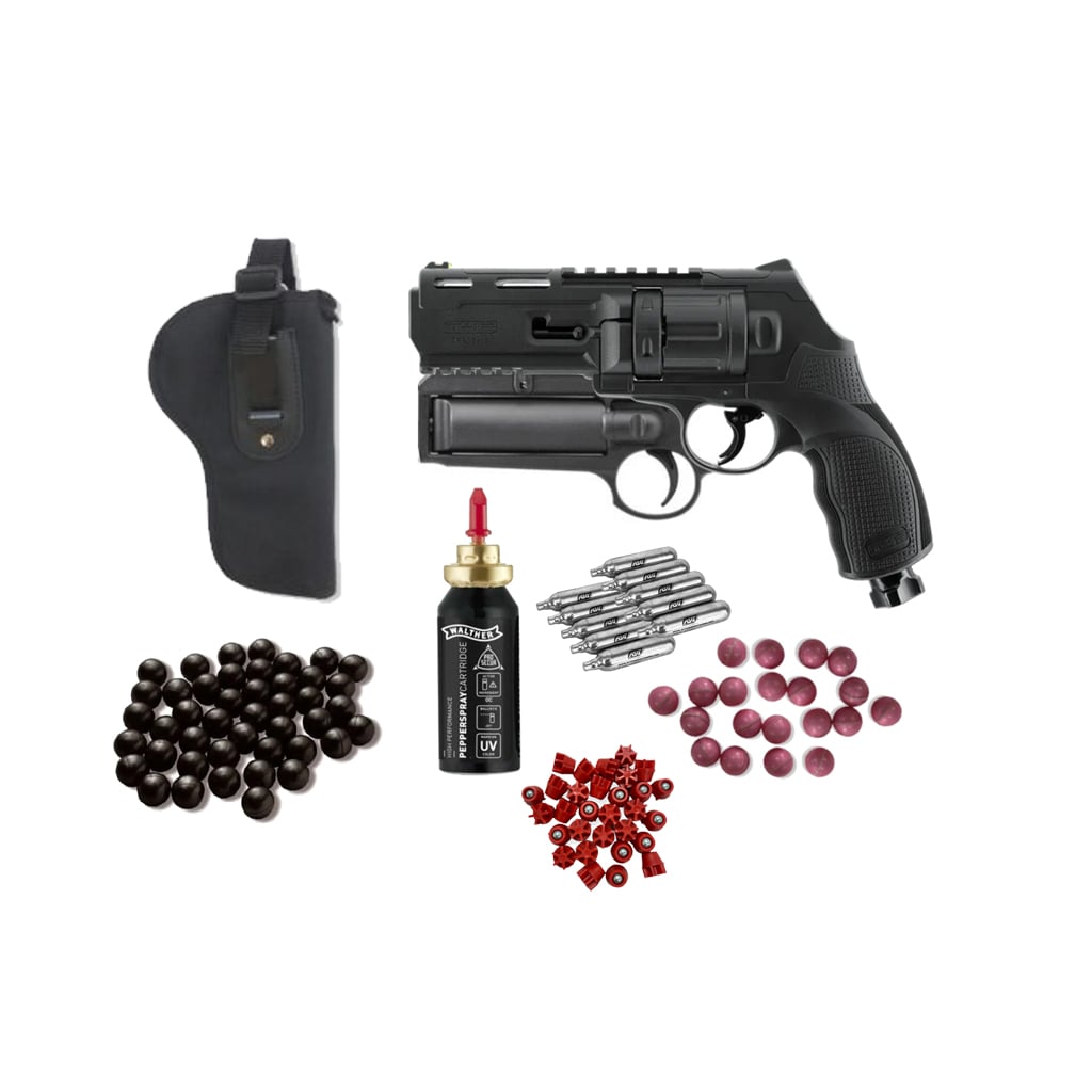 Umarex T4E TR50 Gen2 13 Joules Self Defense Revolver 0.50cal Pepper Kit