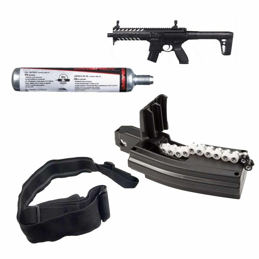 Sig Sauer Mpx 4.5mm Air Guns, combo