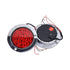 Universal 4″ Red LED Truck Light with Chrome Trim (Pair)