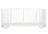 Baby's Closet All-Stages Oval Wooden Cot - White