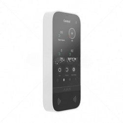 Ajax Keypad Touchscreen White - DESFire & BLE Authentication, 5-inch Screen