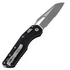 Microtech Msi S/E Tri-Grip Injection Molded Black Apocalyptic  Part Serrated - 210T-11APPMBK