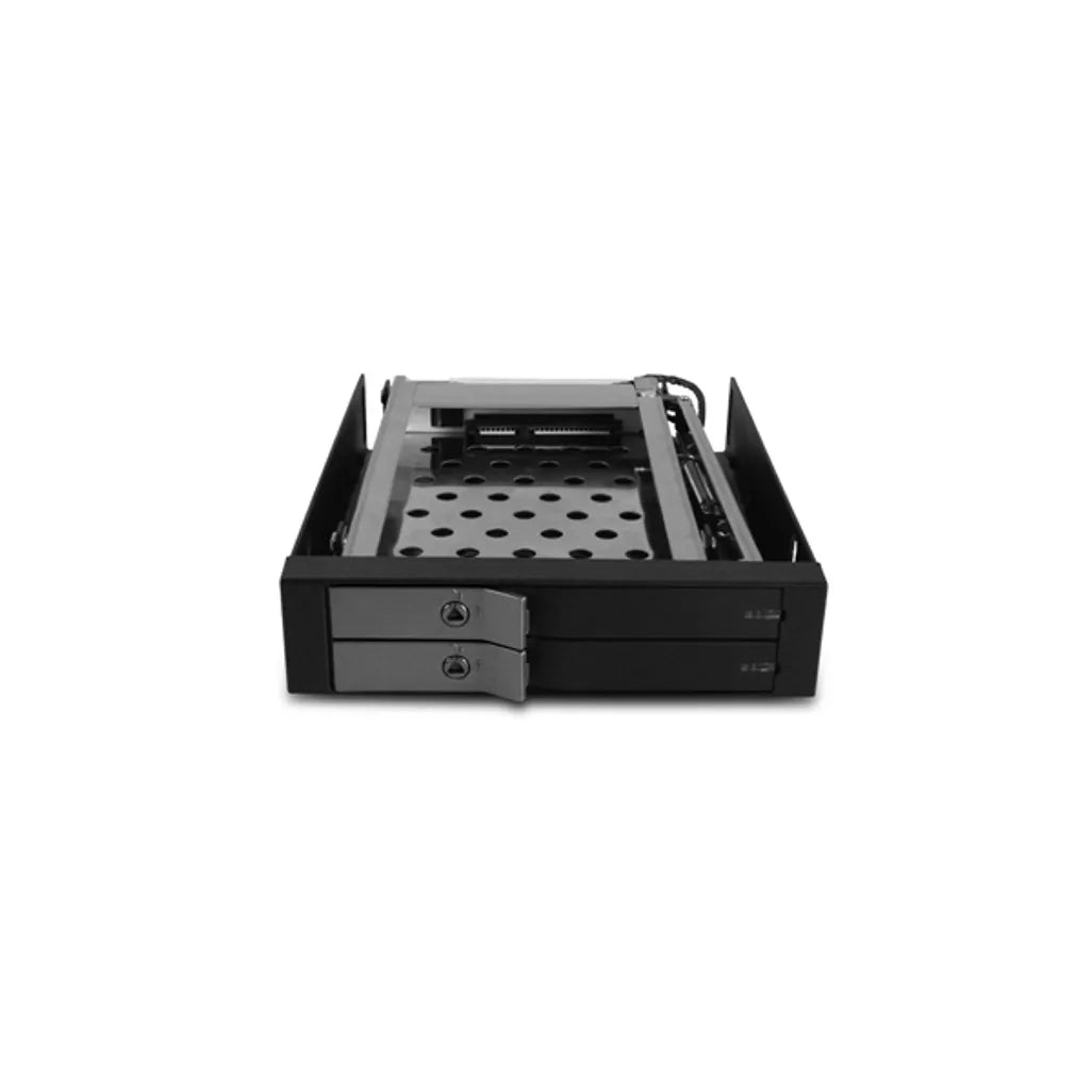VANTEC MRK-225S6 DUAL BAY SATA HDD/SDD RACK