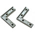 90 Degree Corners, Steel, 4 Pieces