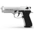 Retay Mod 92 Mat Chrome Blank/Pepper Gun (Semi Auto|15+1|9mm PAK)