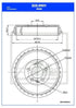 ATE Rear Brake Drum for VW Polo, Audi A1 25 & Audi Polo - 222-0001