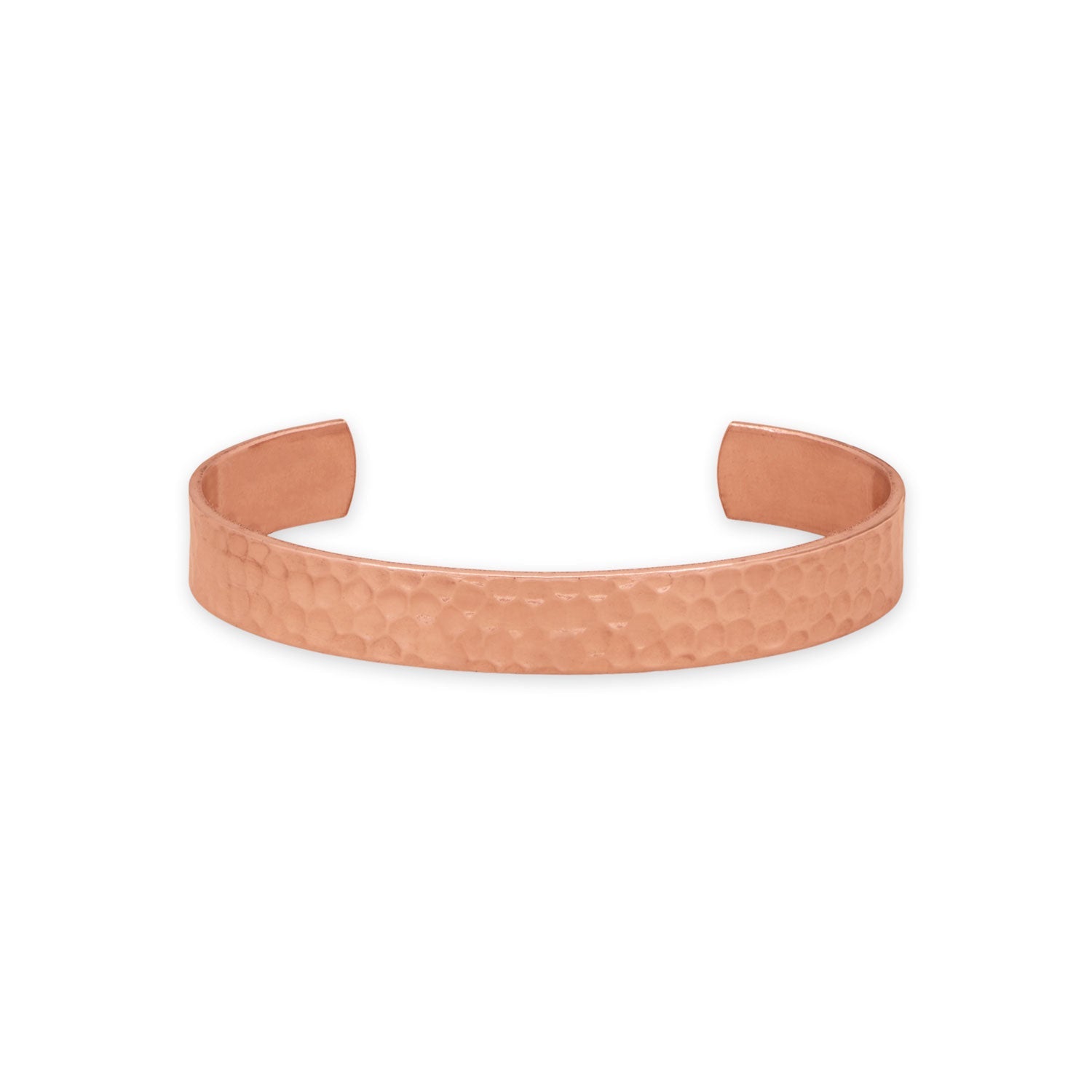 9.9mm Hammered Solid Copper Cuff