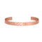 6.8mm Hammered Solid Copper Cuff Bracelet