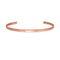 3.2mm Hammered Solid Copper Cuff Bracelet