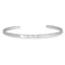 3.2mm Hammered Silver Cuff Bracelet