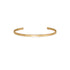 14 Karat Gold Plated Hammered Cuff Bracelet