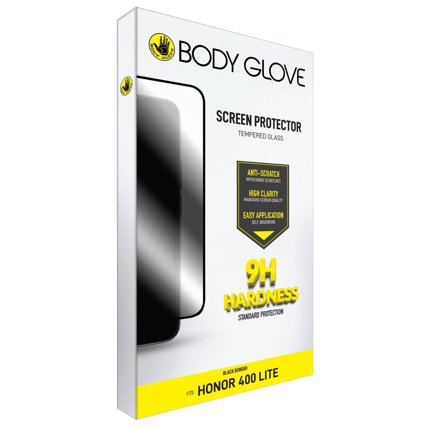 Body Glove Tempered Glass Screen Protector - HONOR 400 Lite - Black Border