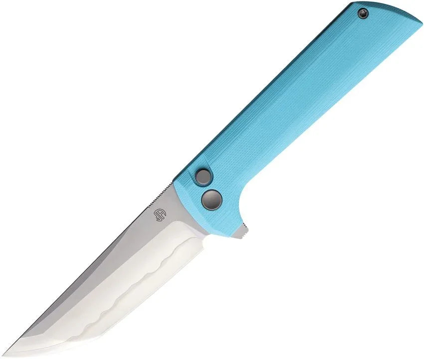 GUNMANSA North Mountain Blade Chop2 Button Lock Skye Blue 2405SB