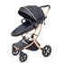 2 in 1 Emerald Baby Boss Mom Egg Stroller Set with Gold Frame