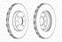 Ferodo Front Brake Disc (Single) for Fiat Panda, Alfa Romeo MiTo & Fiat 500 - DDF762X