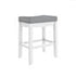 Jost 24" PVC Grey Counter Stool - NFK007WH
