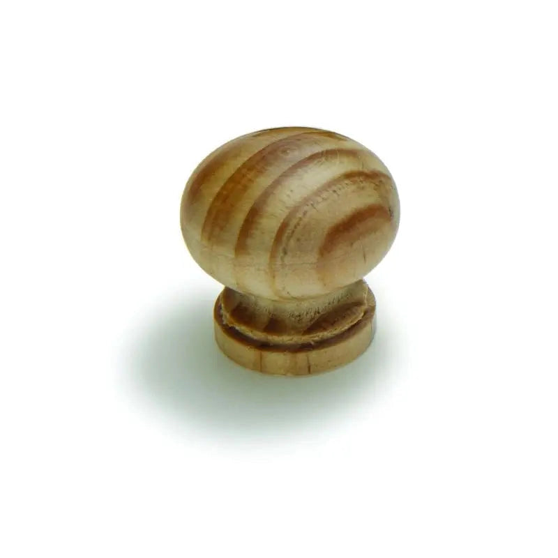 Knob, Raw Pine, 22mm