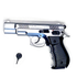 Blow CZ75 Shiny Chrome Blank/Pepper Gun (Semi Auto|17+1|9mm PAK)