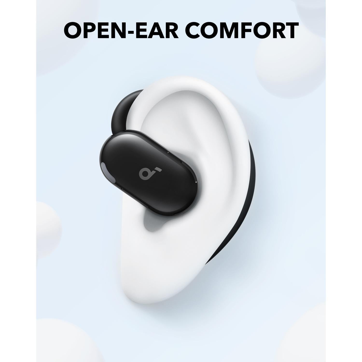 soundcore V20i Earbuds With Adjustable Hooks - Black