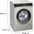 Siemens 10kg Silver Inox iQ500 Frontloader Washing Machine - WG54K2ZXZA