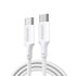 UGREEN Type-C To Type-C Braided Cable 100W 2 Metre - White