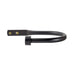 Holdback, Round, U-Arm, Black, 25mm