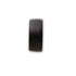 Steel Rod Finial Collar, Black, 25mm, 2 Pieces