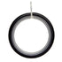 Steel Rod Metal Rings, Black, 25mm, 10 Pieces