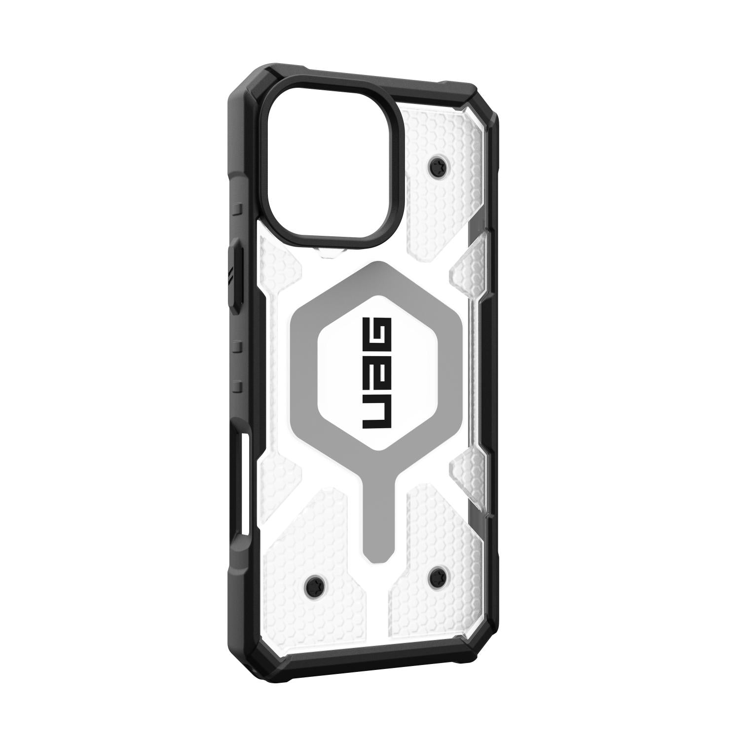 UAG Pathfinder Clear Magsafe Case - Apple iPhone 16 Pro Max - Ice & Silver