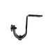 Steel Rod Metal Ceiling Bracket, Single, Black, 25mm