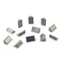 Corner Block with Cap, Charcoal, 40 Pieces