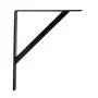 Shelf Bracket, Heavy Duty, Black, 300mm x 250mm