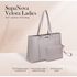 Supanova Velora Ladies 15.6" Laptop Tote Bag Blush Purple