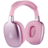 Pro Bass Retro Bluetooth Wireless Headphone with PU Case - Pink