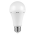 Switched 9w A60 Rechargeable LED Light Bulb E27 - Cool White